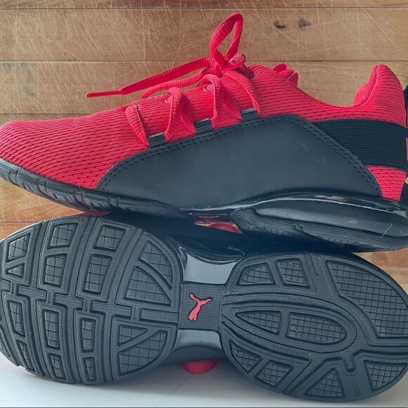 PUMA Axelion Interest Boys' Size 3.5C Red - Picture 4 of 7